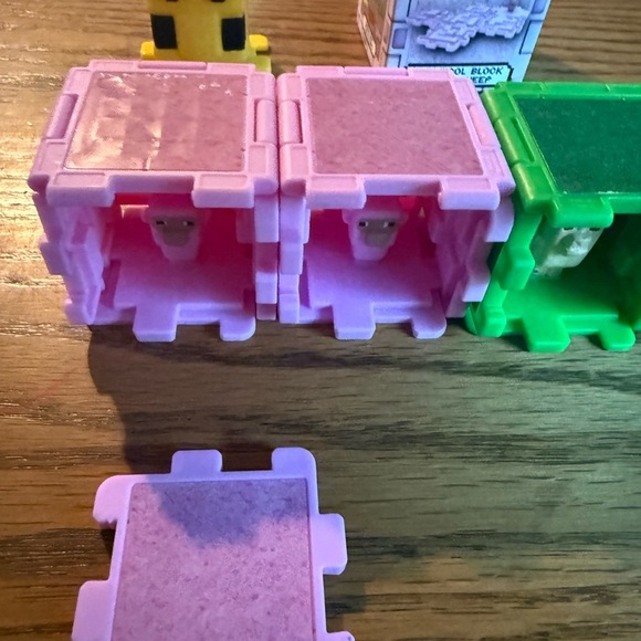 Vibrant Purple and Green Building Blocks Set - Picture 2 of 10